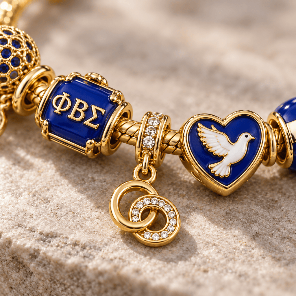 PBTS Gold Charm Bracelet Set PTKL