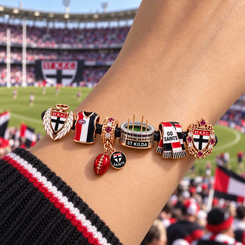 SKD Rose Gold Charm Bracelet Set NHVH