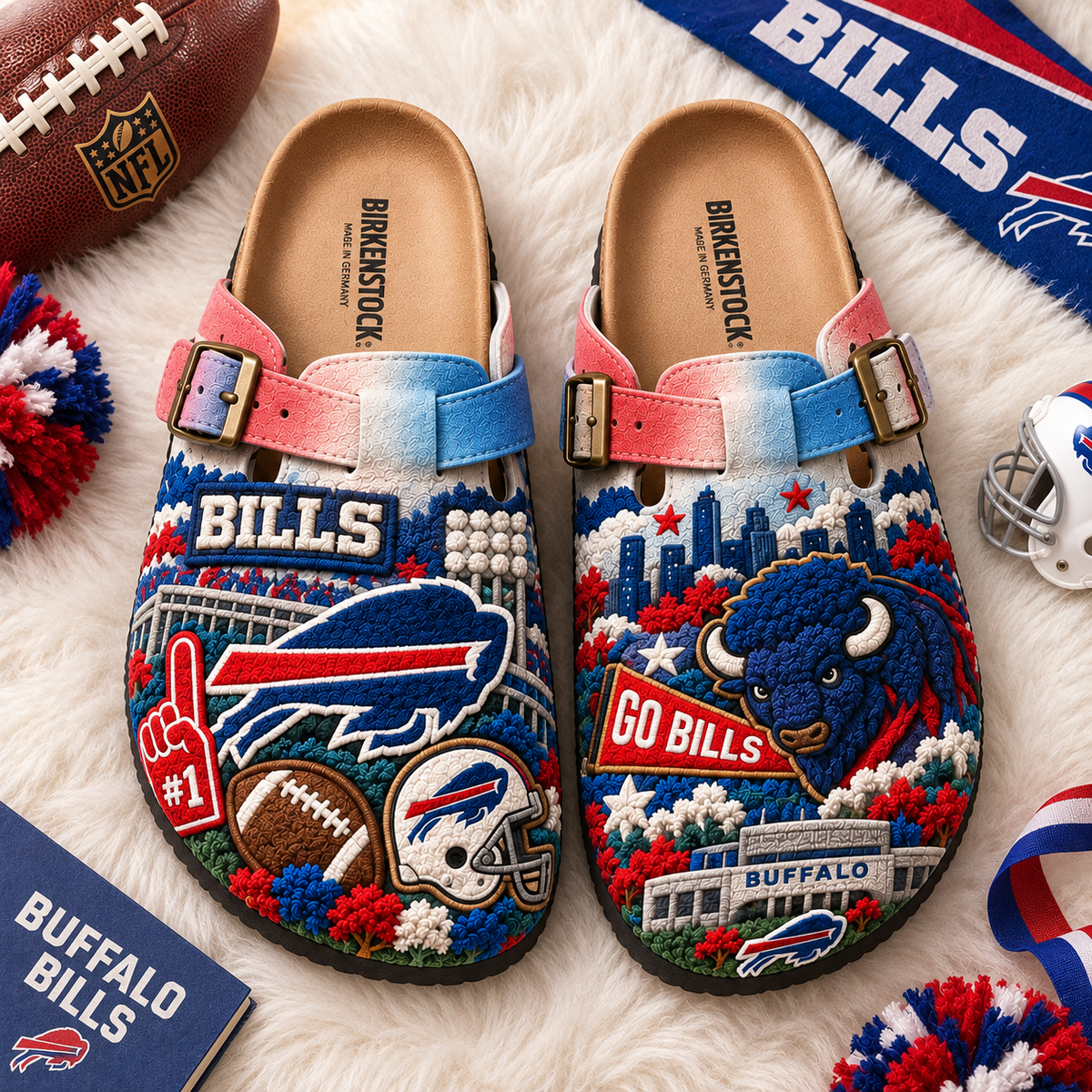 PREMIUM BFBL MINK SUEDE CLOGS TTNL