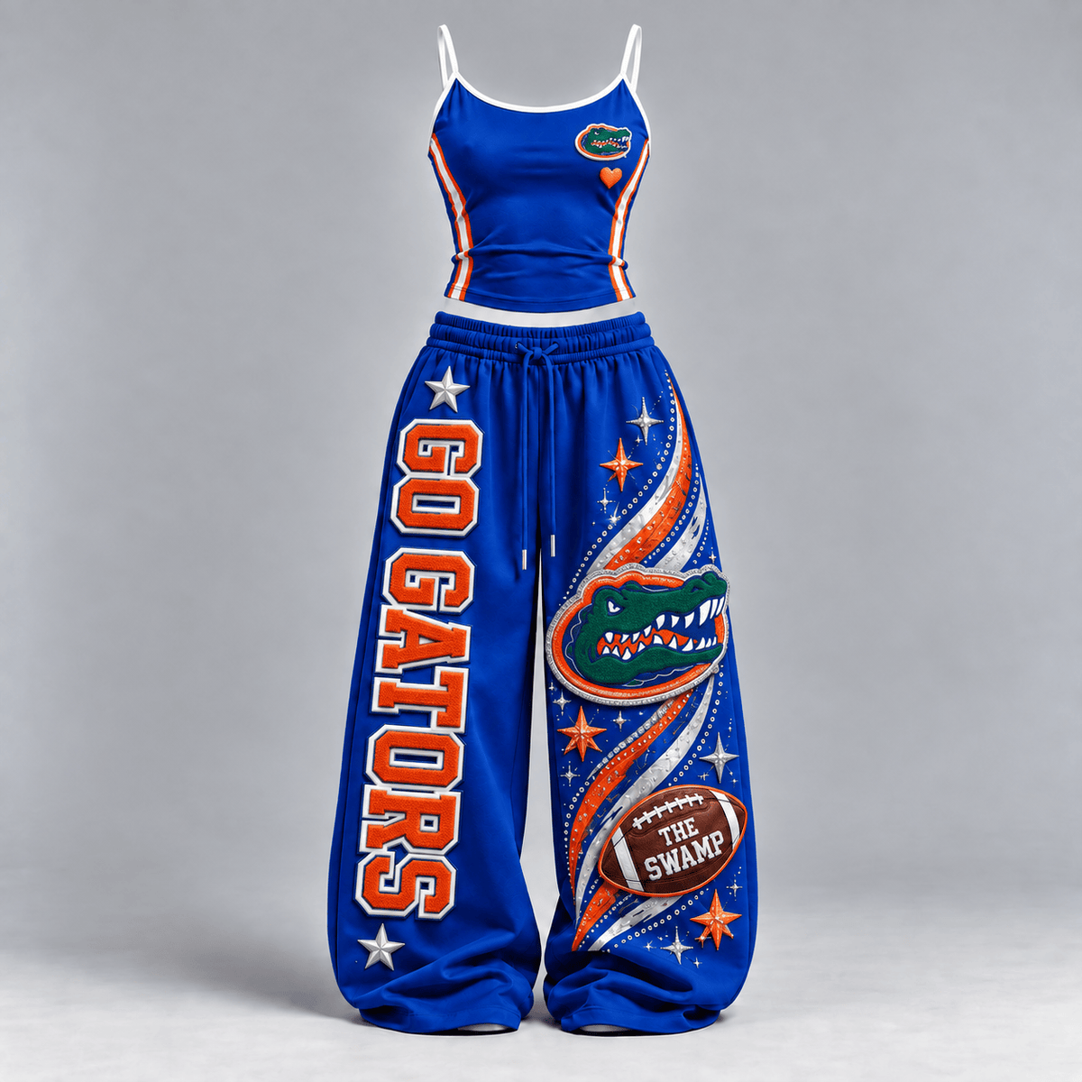 Premium FGT Sports-Inspired Cami & Wide-Leg Pants Set BMD