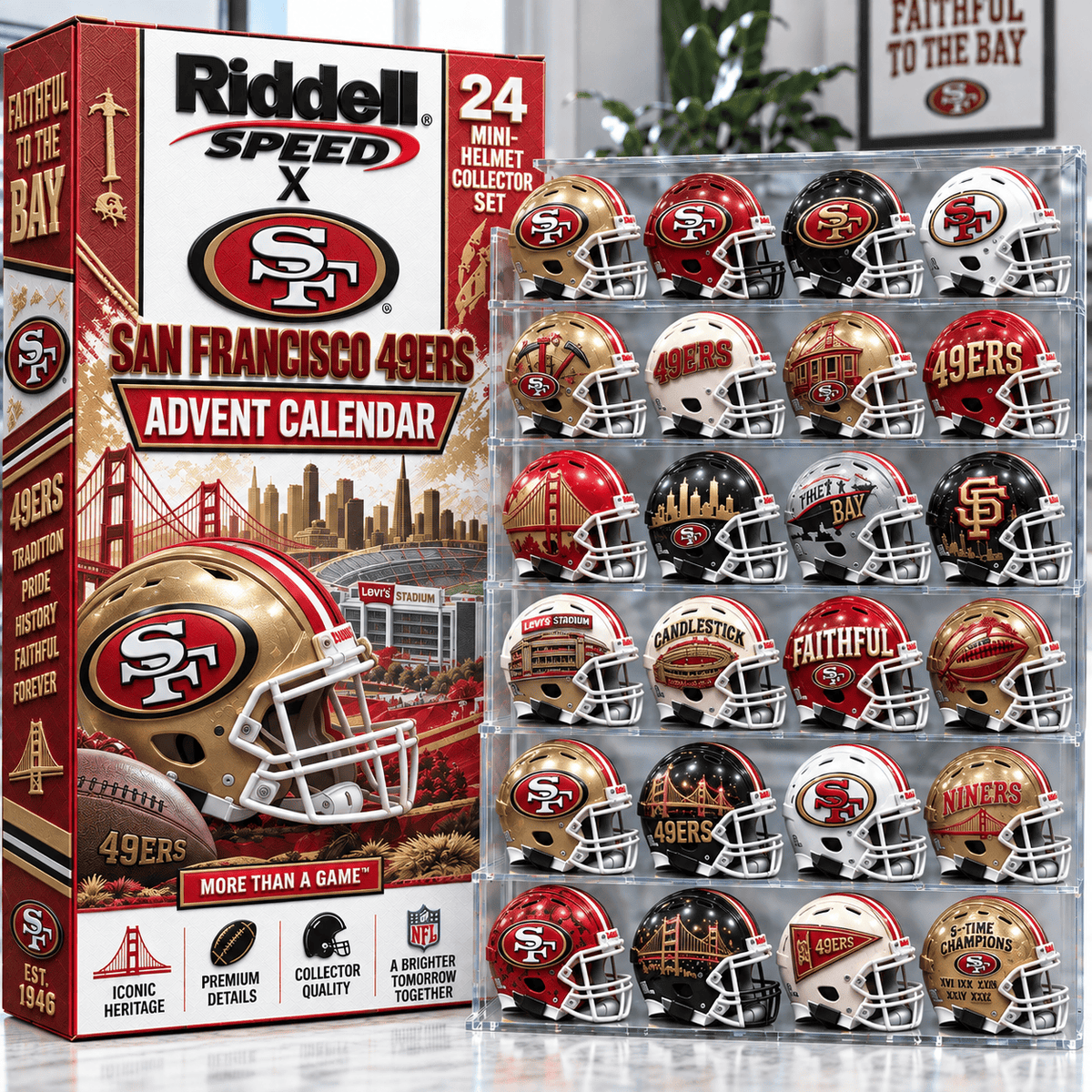 Premium SF49 Mini Helmet Advent Calendar NTNA