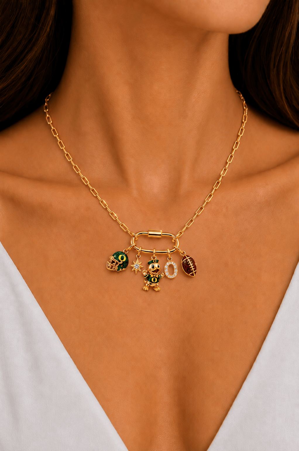 ORD Solid Gold Chain with Diamond Pendant TMH