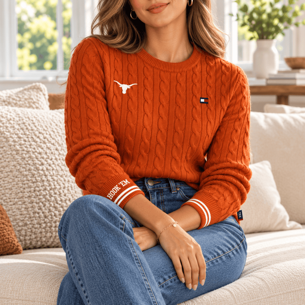 TLH PREMIUM Cable-knit Swrater NHVH