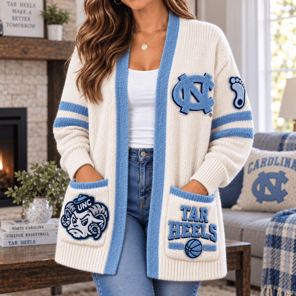 UNC Women’s Open-Front Cardigan NTKO
