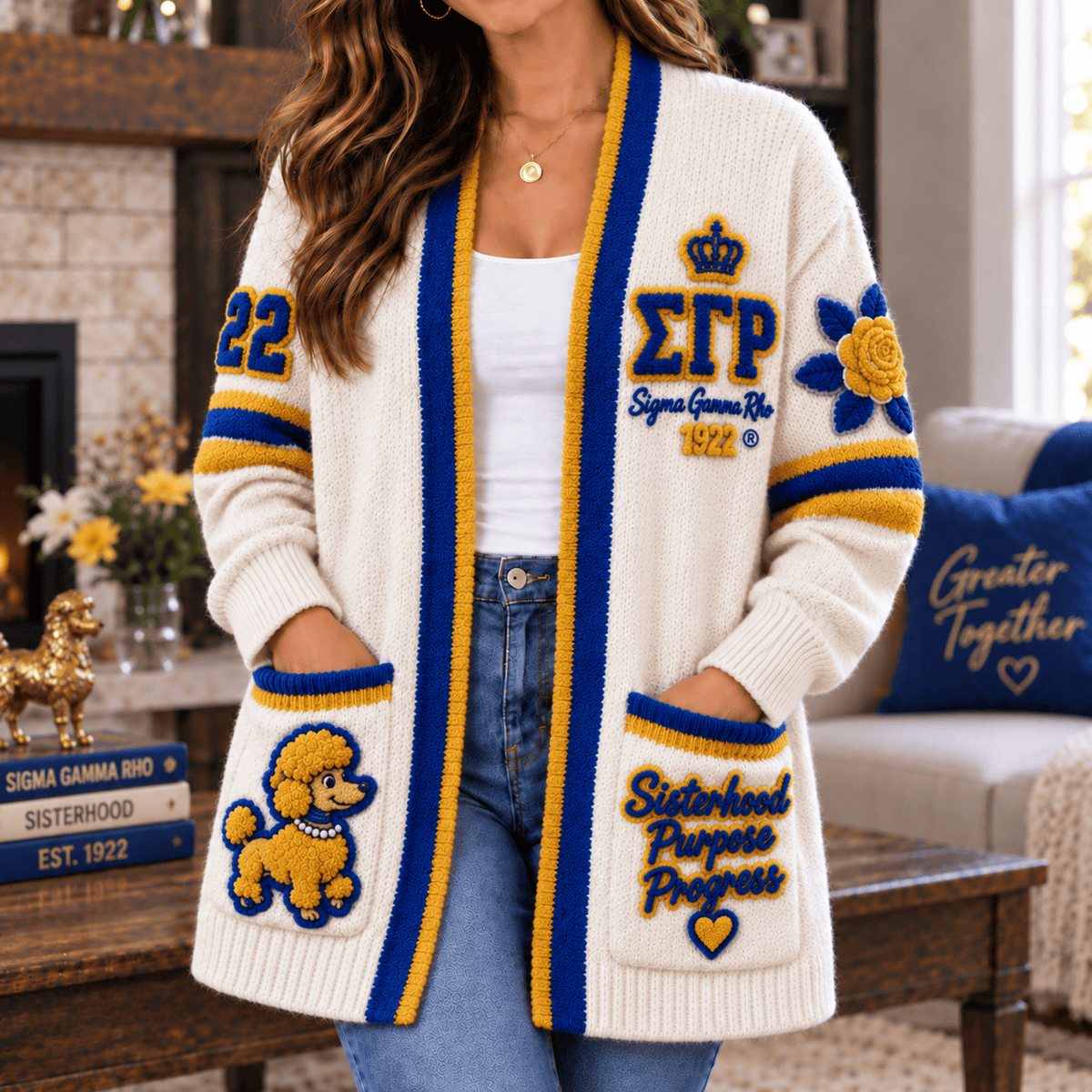 SGRO Women’s Open-Front Cardigan NTKO