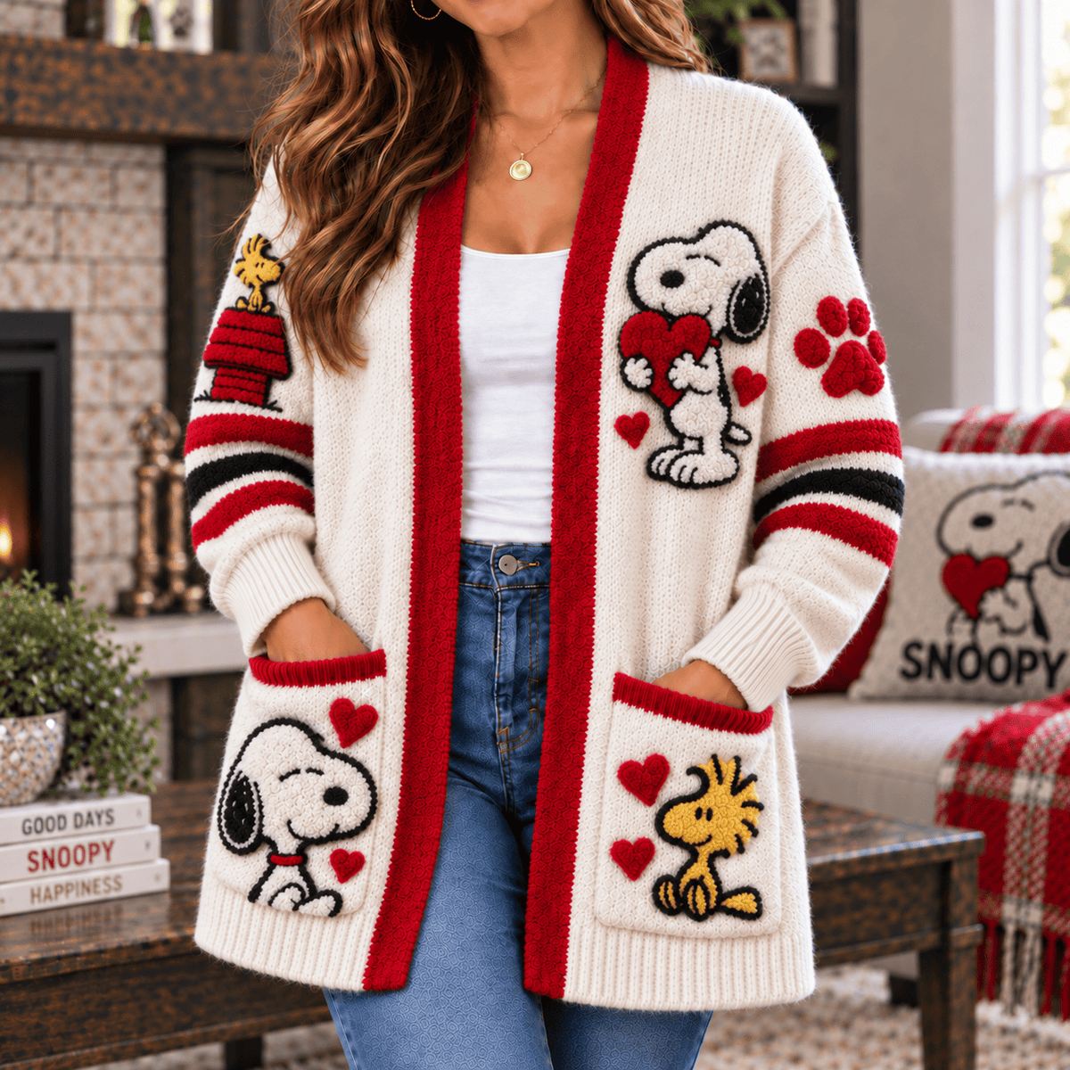 SNPY Women’s Open-Front Cardigan NTKO