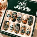 Handmade NYJ Press On Nails TMH