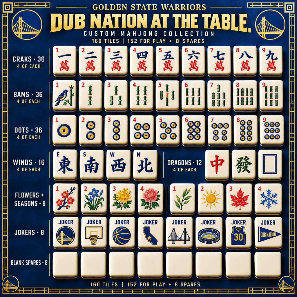 GSW Premium Mahjong Set – Game Night Edition PNPA