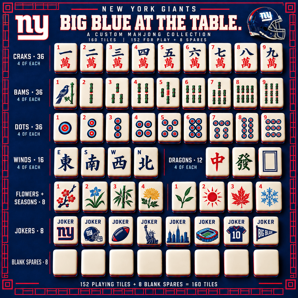 NYG Premium Mahjong Set – Game Night Edition PNPA