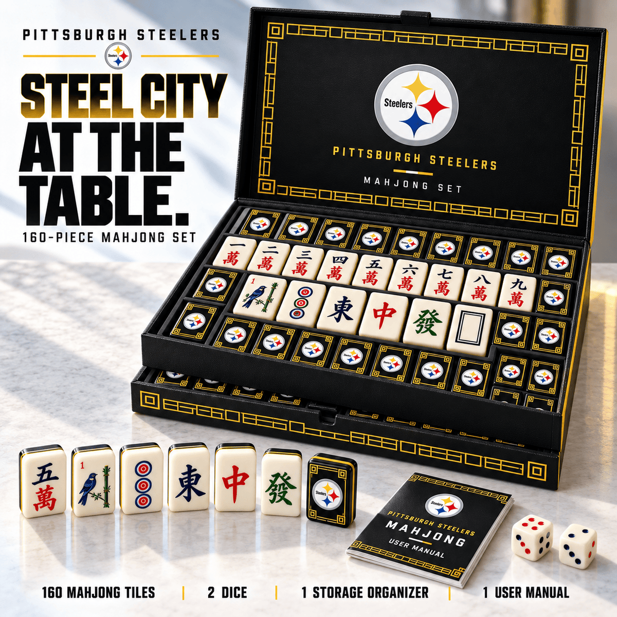 PBS Premium Mahjong Set – Game Night Edition PNPA