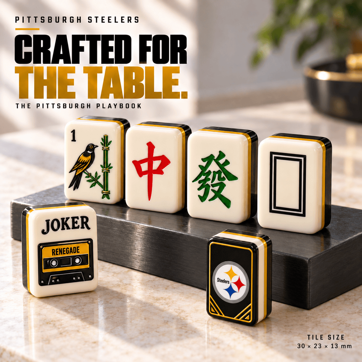 Premium PBS Mahjong Tiles Set TTMH