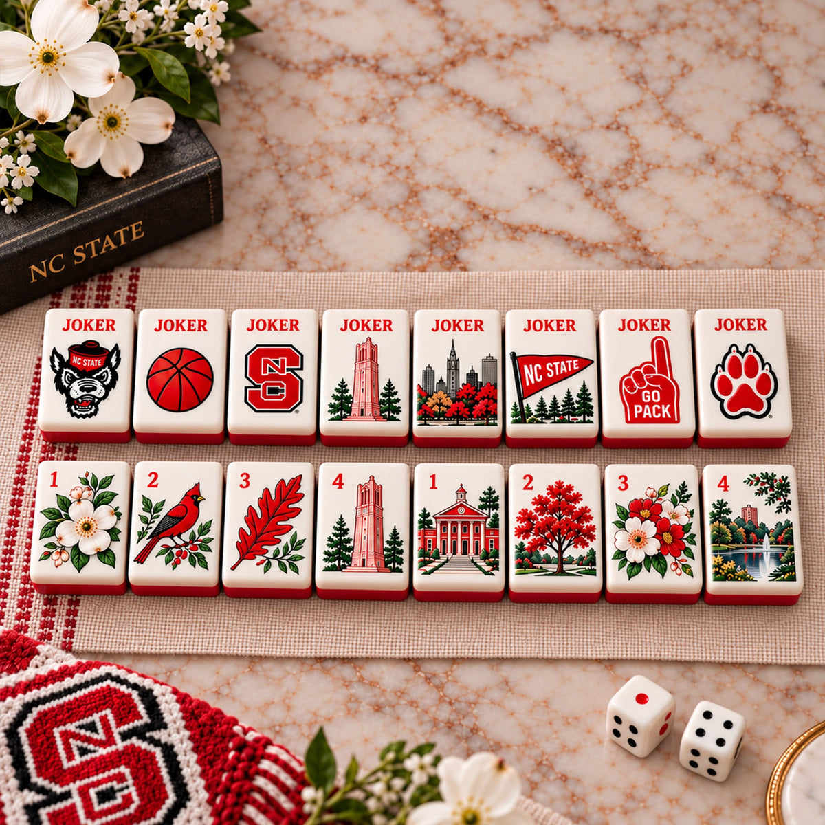 Premium NCSW Mahjong Tiles Set TNSM