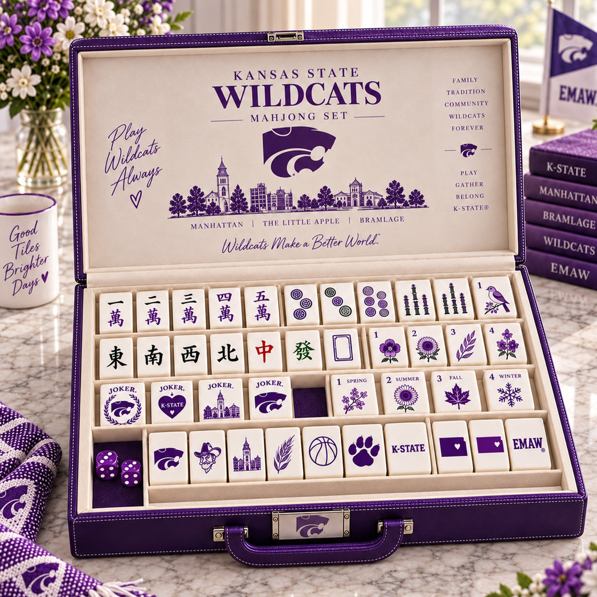 Premium KSW Mahjong Tiles Set TNSM