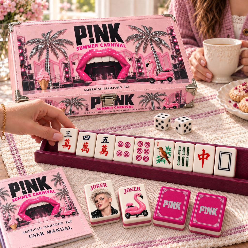 Premium PNKN Mahjong Tiles Set TTMH